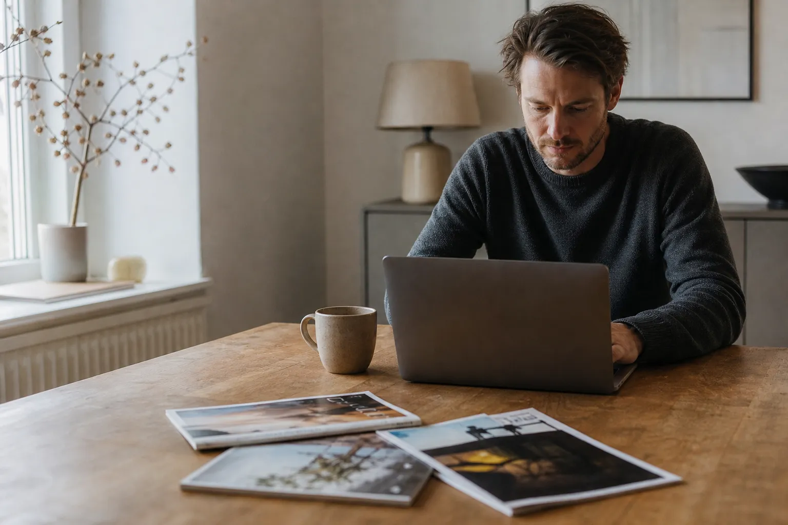 Flera olika tidningar och magasin utlagda för jämförelse